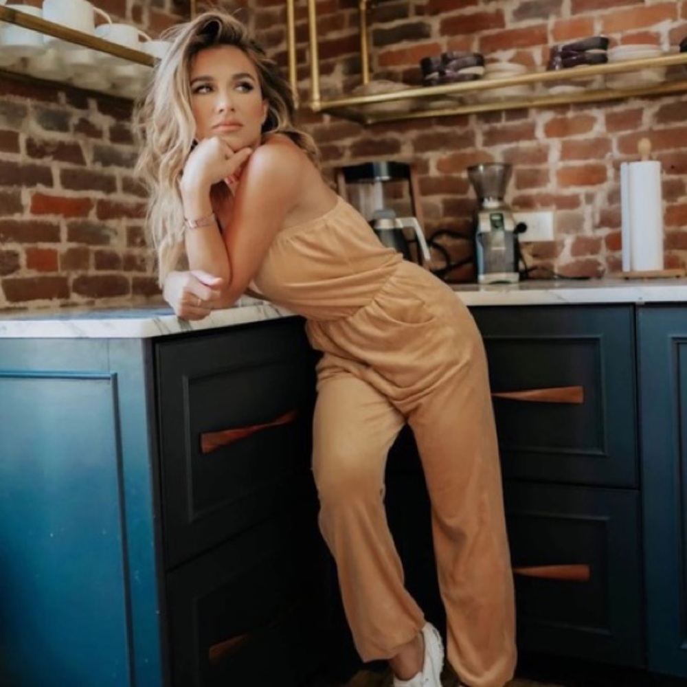 Kittenish Strapless Jumpsuit